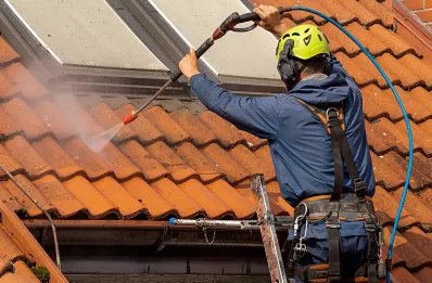 Démoussage et hydrofuge de toiture à Arnayon
